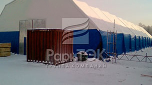 Склад 36x18x8 м., для хранение материалов, Республика Саха, Якутия